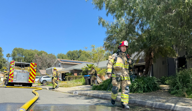 OCFA Firefighters Quickly Contain Mission Viejo Blaze, Rescue Homeowner's Dog