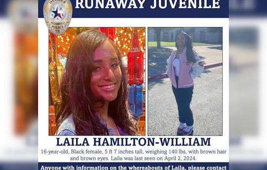 Pflugerville Police Appeal for Help in Search for Missing Teen Laila Hamilton-William