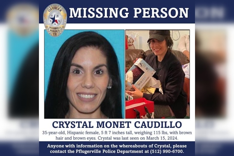 Pflugerville Police Seek Public's Help in Locating Missing Woman Crystal Monet Caudillo