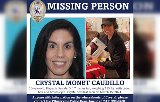 Pflugerville Police Seek Public's Help in Locating Missing Woman Crystal Monet Caudillo