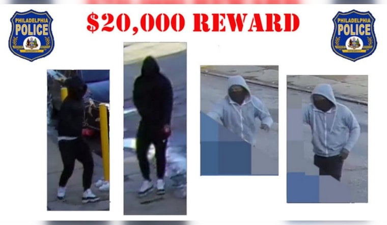 Philadelphia Police Seek Two Suspects in Fatal Shooting; $20,000 Reward Offered for Leads