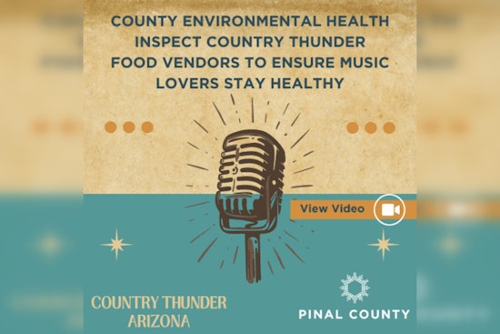 Pinal County's Environmental Health Team Ensures Food Safety at Country Thunder Festival