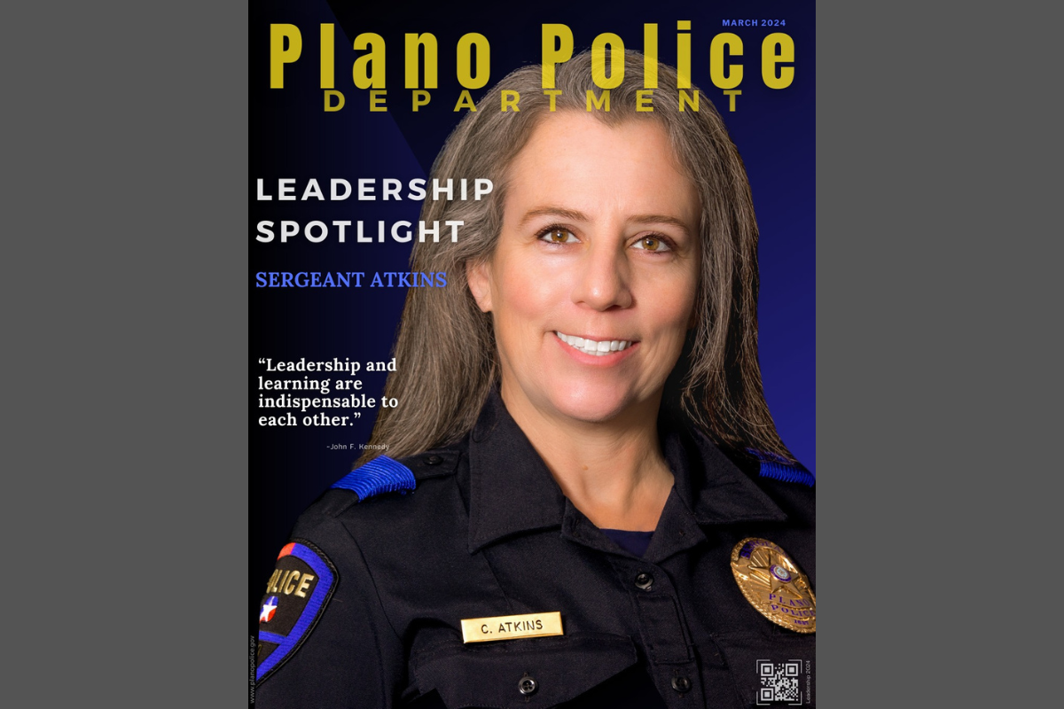 Plano Police Department Celebrates Sergeant Courtney Atkins for Two