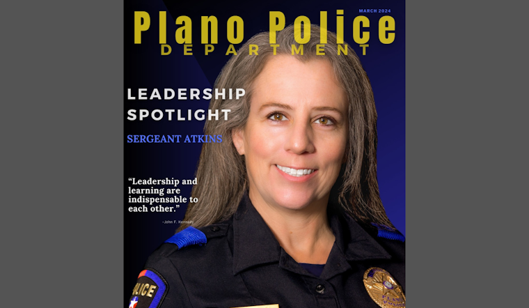 Plano Police Department Celebrates Sergeant Courtney Atkins for Two Decades of Dedicated Service