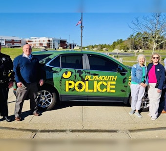Plymouth Police Unveil New School Spirit-Themed Cruiser Designed with Student Input
