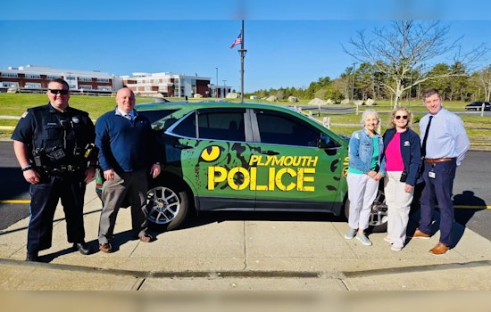 Plymouth Police Unveil New School Spirit-Themed Cruiser Designed with Student Input