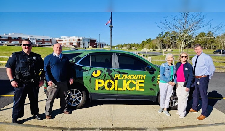 Plymouth Police Unveil New School Spirit-Themed Cruiser Designed with Student Input