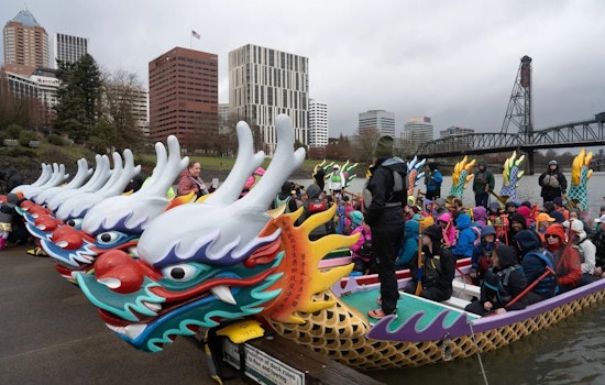 Portland Comes Alive with Dragon Boat Racing Rituals at Willamette River Waterfront
