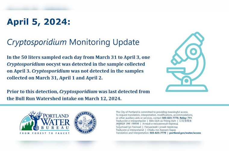 Portland Evaluates Water Safety After Cryptosporidium Detected in Bull Run Watershed