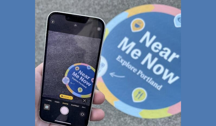 Portland Unveils 'Near Me Now' Sidewalk Clings to Boost Local Business and Urban Exploration