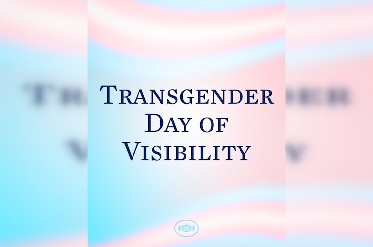 President Biden Affirms Support for Transgender Americans with Transgender Day of Visibility Proclamation