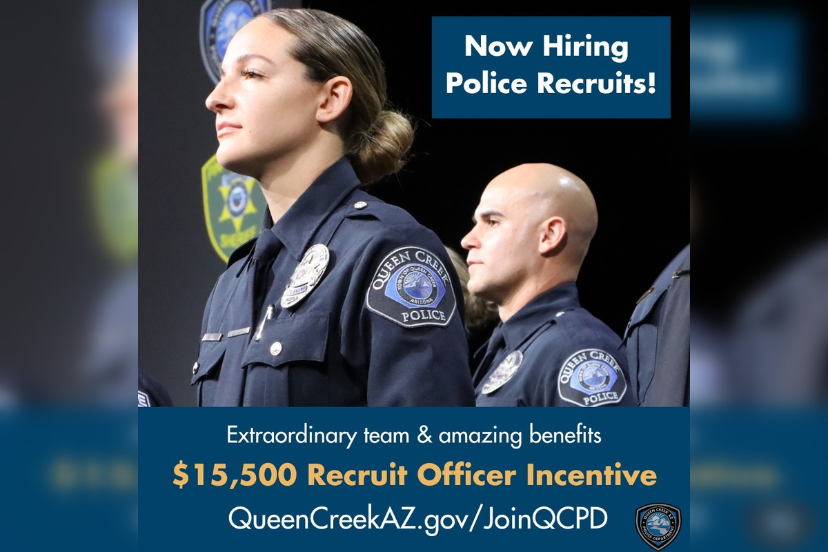 Queen Creek Police Department Seeks New Recruits Committed to