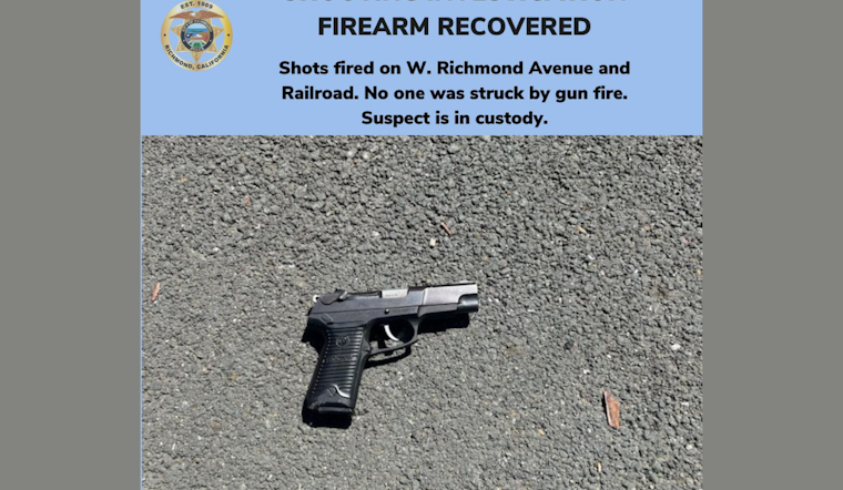 Quick Response by Richmond Police Leads to Arrest of Suspect After Point Richmond Gunfire