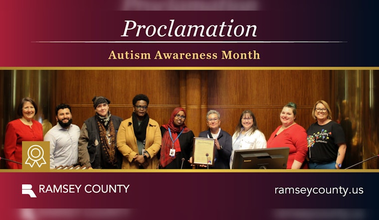 Ramsey County Champions Neurodiversity with April Proclamation of Autism Awareness Month