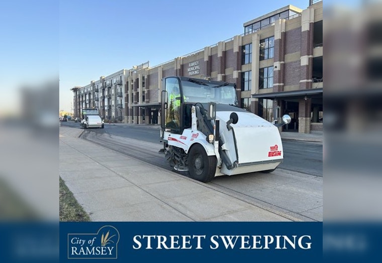 Ramsey Rolls Out Seasonal Street Sweeping to Welcome Spring with Clean and Clear Roads