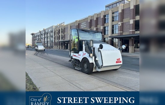 Ramsey Rolls Out Seasonal Street Sweeping to Welcome Spring with Clean and Clear Roads