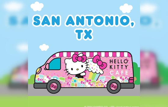 San Antonio Greets Hello Kitty Cafe Truck with Exclusive Merchandise at North Star Mall
