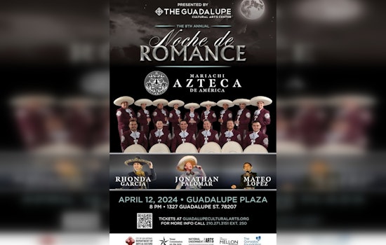 San Antonio's Plaza Guadalupe Hosts 8th Annual Noche de Romance with Mariachi Azteca de América