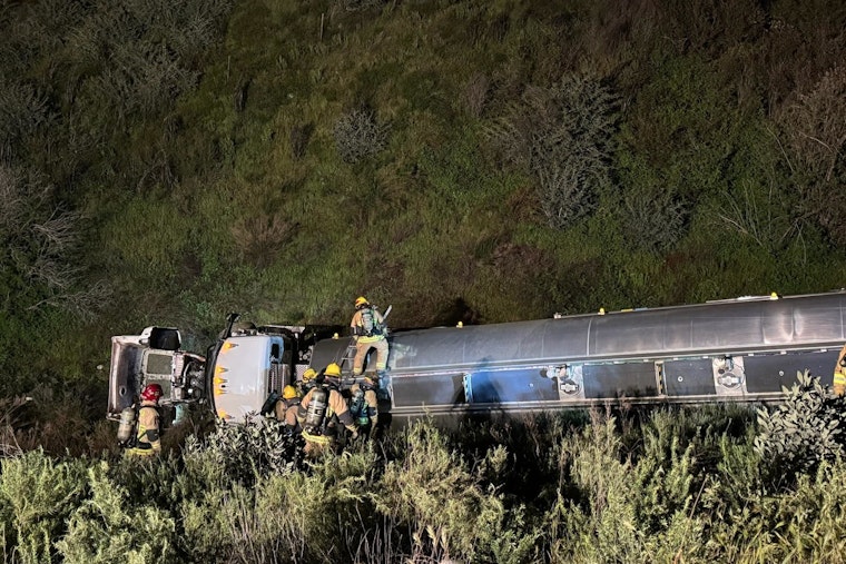 San Bernardino Braces as Fuel Tanker Spill Triggers Hazardous Materials Emergency on I-15