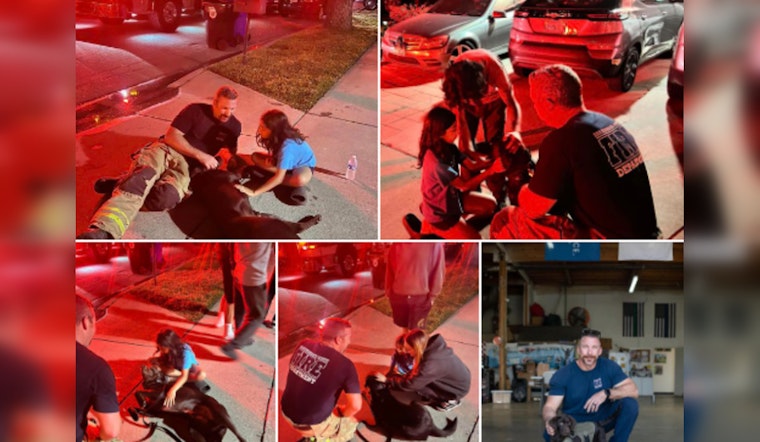 San Bernardino County Fire Crews Quell Fontana House Fire, K-9 Support Program Aids Residents
