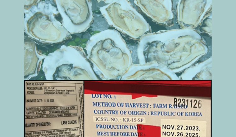 San Diego Hit by Norovirus Outbreak Linked to Frozen Oysters from South Korea