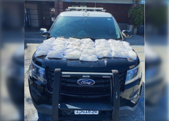 San Dimas Traffic Stop Uncovers 40 Pounds of Meth, Unlicensed Driver Faces Drug Trafficking Charges