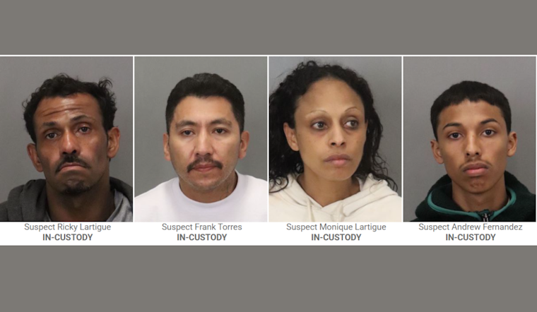 San José Police Nab Four Suspects in Storage Unit Burglary Spree, Over $60K in Stolen Goods Recovered