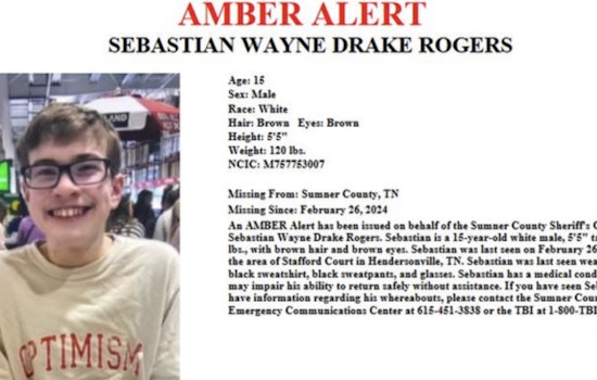 Search for Missing Autistic Teen Sebastian Rogers Hits Two-Month Mark in Sumner County; Community Clings to Hope