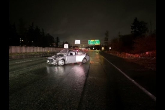 Search Underway for Suspect in I-5 Hit-and-Run Crash Near Tukwila, Victim Hospitalized