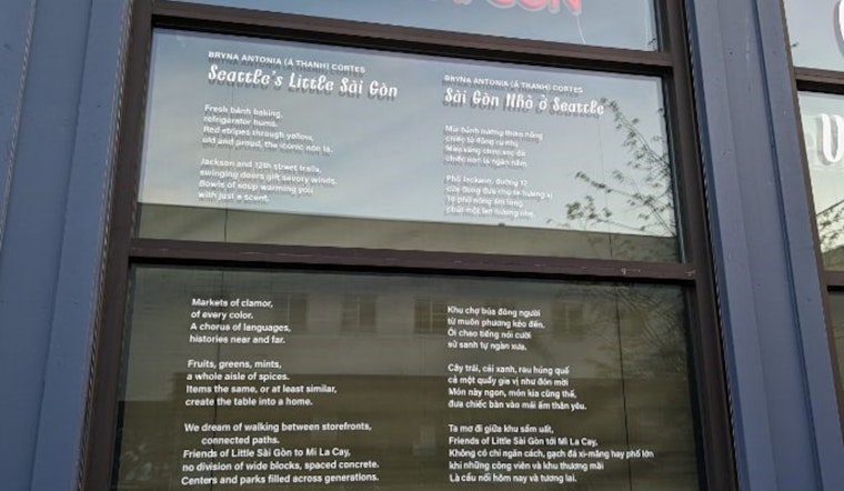 Seattle Celebrates National Poetry Month with "Poetry in Place" by Civic Poet Shin Yu Pai