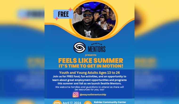 Seattle's Rainier Community Center Hosts Free Event for Youths with Mentorship and Job Opportunities on April 17