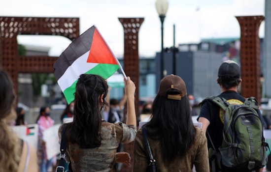 Seven Arrested During Pro-Palestine Protest for Obstructing Traffic in Downtown Miami