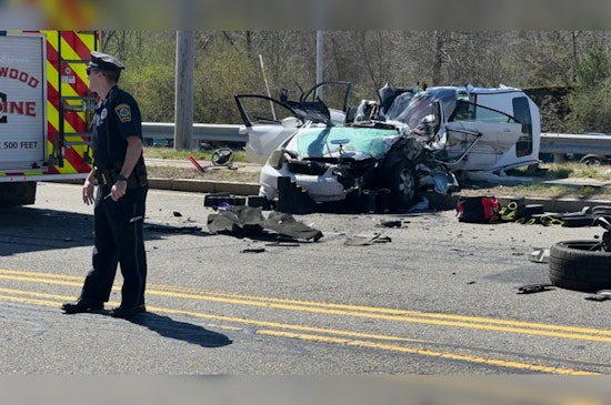 Severe Rollover Crash in Norwood Prompts Massive Emergency Response, Injuries Unknown
