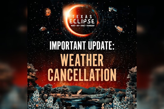 Severe Weather Halts Texas Eclipse Festival in Burnet, Organizers Offer Partial Refunds Amidst Safety Concerns