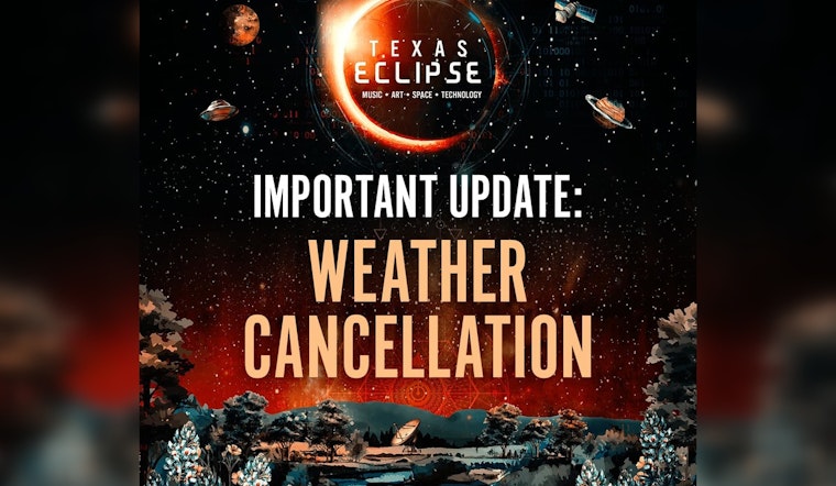 Severe Weather Halts Texas Eclipse Festival in Burnet, Organizers Offer Partial Refunds Amidst Safety Concerns