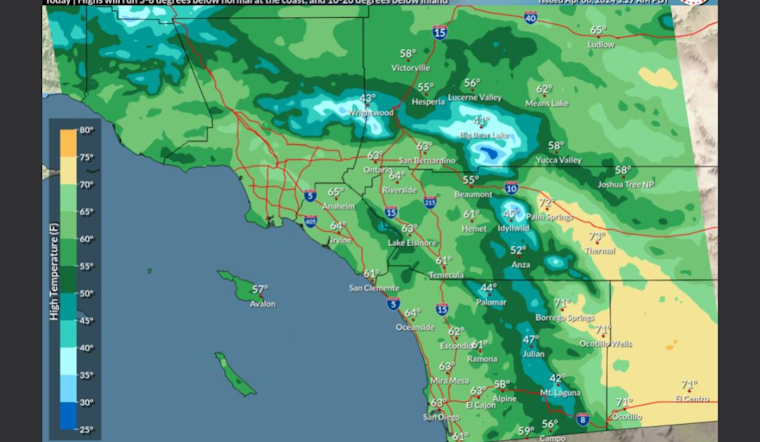 Slight Weekend Warm-Up Expected After Cool Spell in San Diego County, NWS Reports
