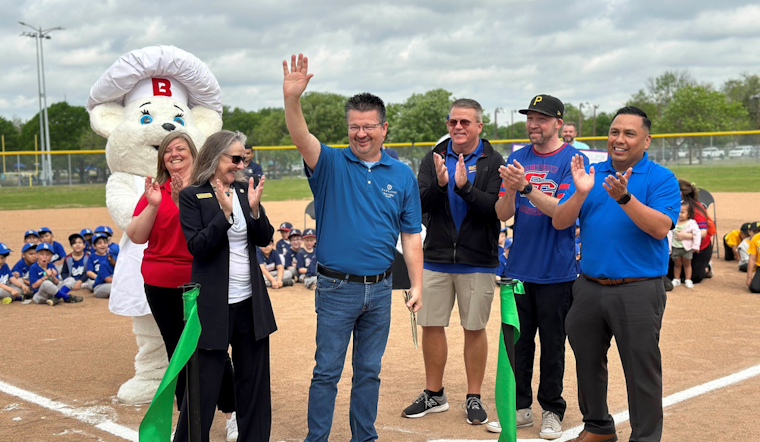 South Garland Little Leaguers Celebrate Ribbon-Cutting for Renovated Tee-Ball Field at Central Park