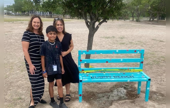 South Texas Fourth Grader's 'Buddy Bench' Initiative Cultivates Community at School