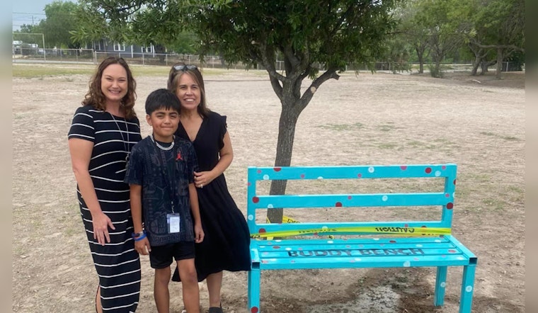 South Texas Fourth Grader's 'Buddy Bench' Initiative Cultivates Community at School