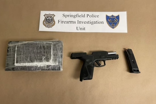 Springfield Police and K-9 Flexx Sniff Out Cocaine and Firearm; Two Men Charged in Drug Bust