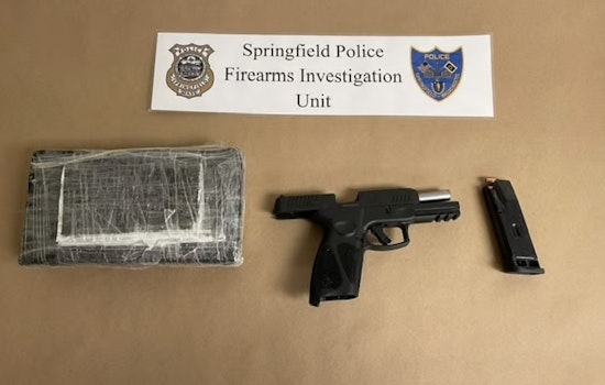 Springfield Police and K-9 Flexx Sniff Out Cocaine and Firearm; Two Men Charged in Drug Bust