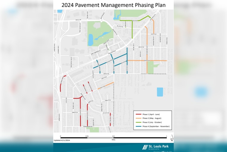 St. Louis Park Announces April Start for Neighborhood Infrastructure Overhaul, Completion Set for November 2024