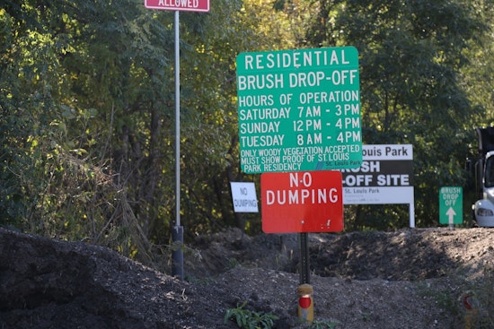 St. Louis Park Opens Brush Drop-Off Site for Spring Cleanup; No Fee Curbside Collection Starts April 8