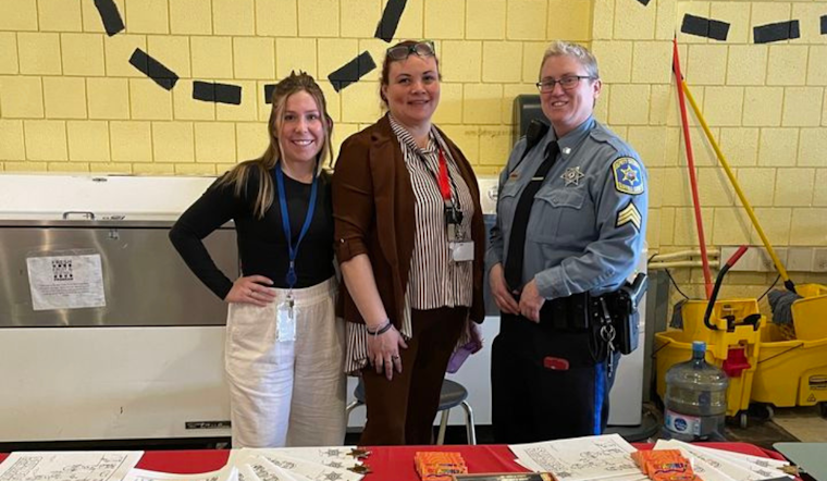 Suffolk County Sheriff's Deputies Swap Handcuffs for Crayons at Hennigan School Fair