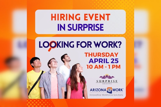 Surprise Job Seekers Invited to Promising Hiring Event Featuring Top Employers on April 25
