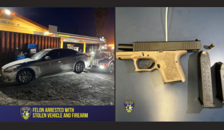 Suspect Arrested After Ramming Vallejo Police Car with Stolen Vehicle, Firearm Recovered