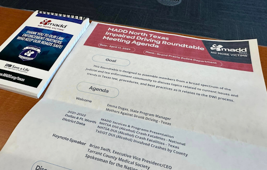 Tarrant County Law Enforcement and MADD Mobilize to Combat Impaired Driving in Grand Prairie Initiative