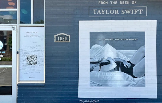 Taylor Swift's New Album Mural Ignites Excitement at Nashville's Grimey's Record Store
