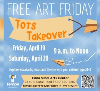 Tempe Bids Farewell to Free Art Friday Season with Toddler-Led Arts Extravaganza