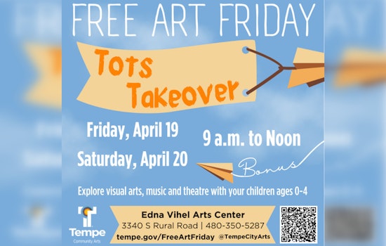 Tempe Bids Farewell to Free Art Friday Season with Toddler-Led Arts Extravaganza